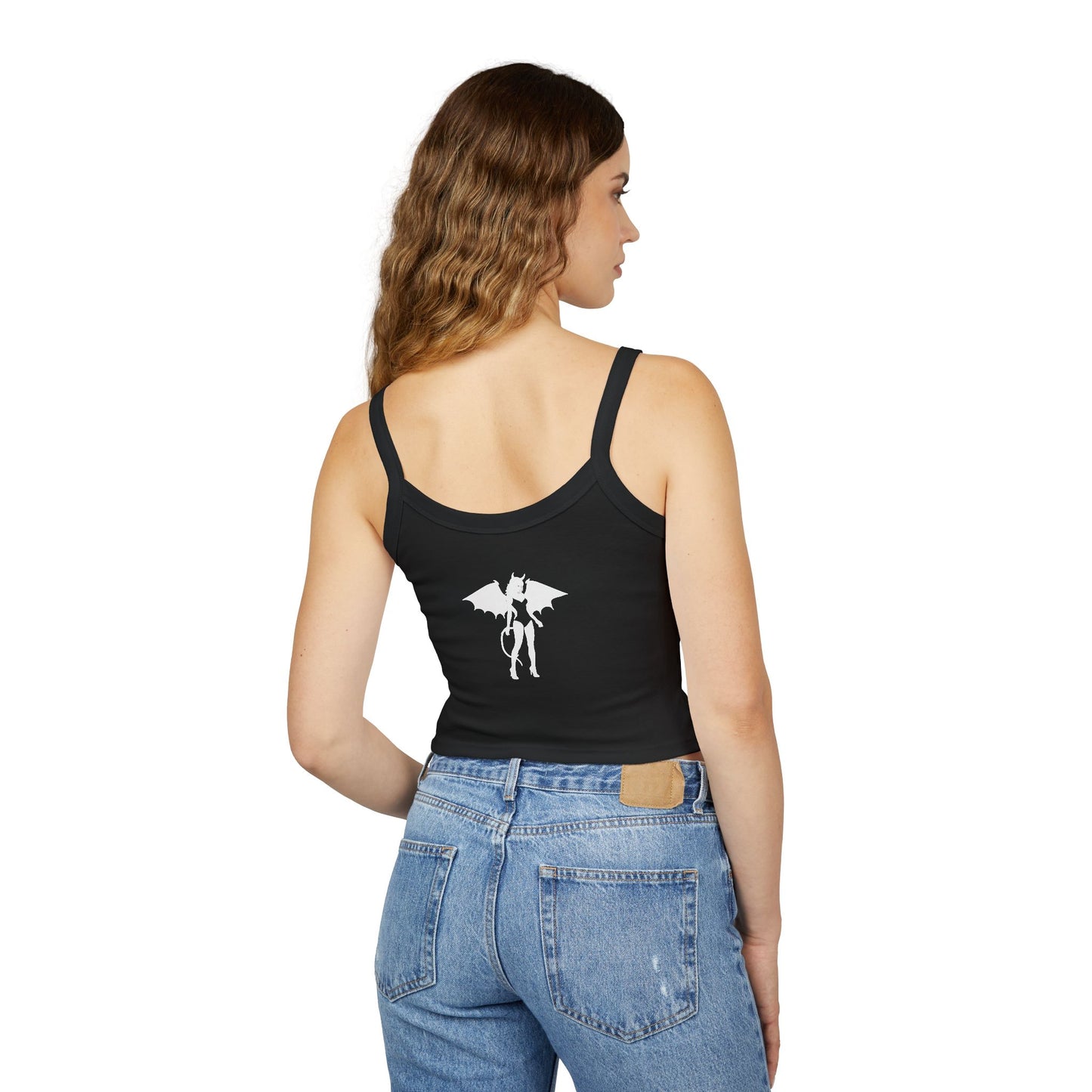 Donny's Devil My Body Not Yours Empowerment Crop Tank Top