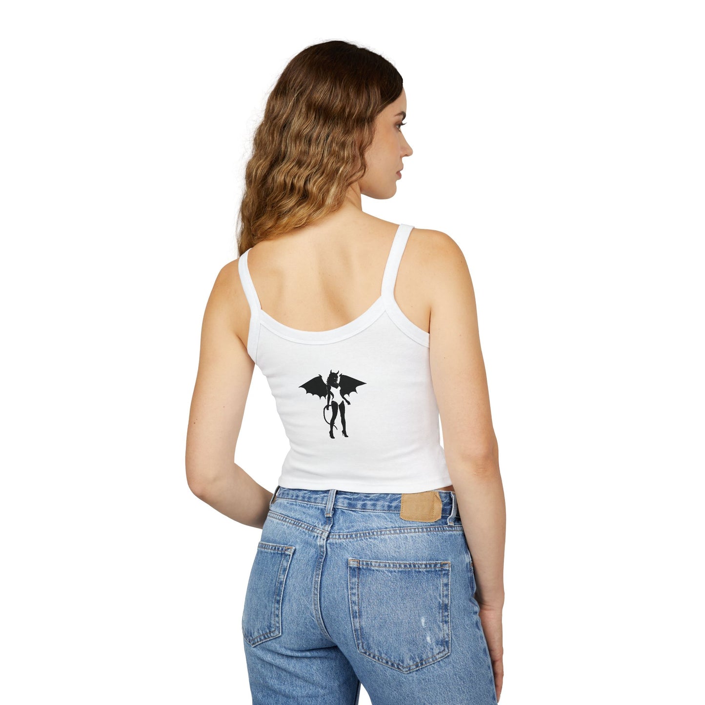 Donny's Devil My Body Not Yours Empowerment Crop Tank Top