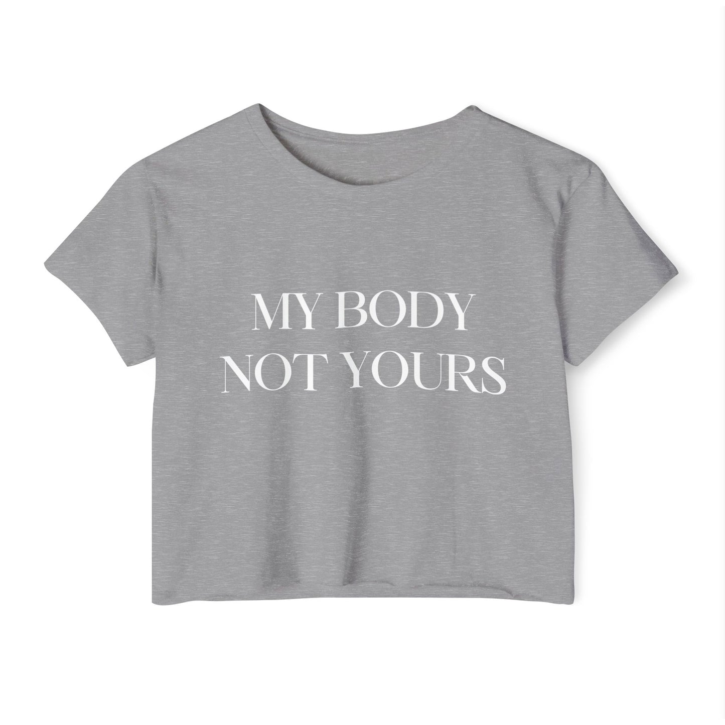 Donny's Devil My Body Not Your's Crop Tee