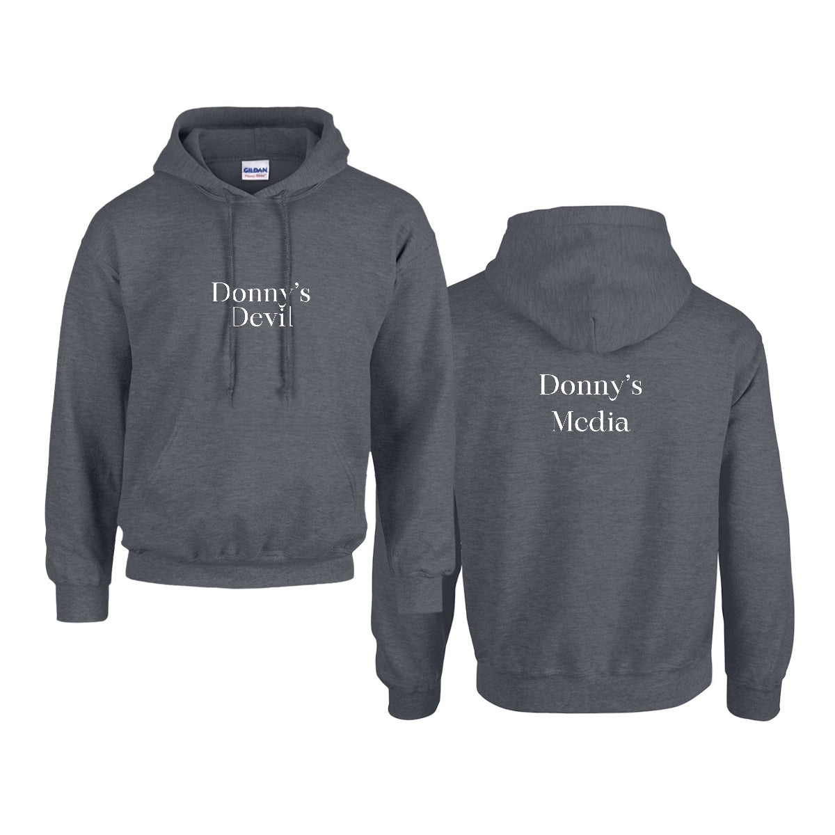 Donny's Media Hoodie - Customizable Front Logo - Donny's Angel