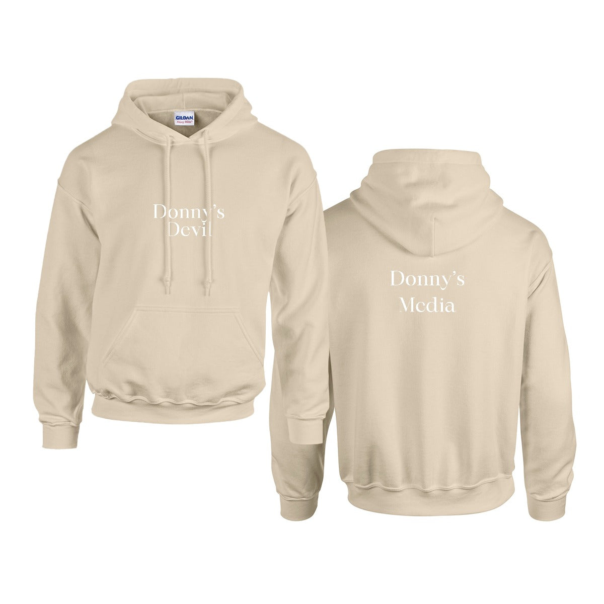 Donny's Media Hoodie - Customizable Front Logo - Donny's Angel