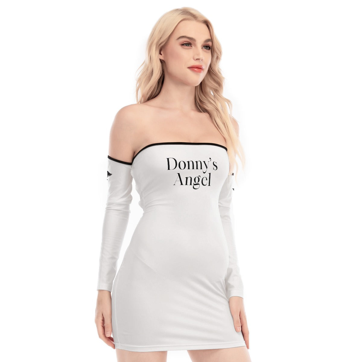 Donny's Angel Lace up Dress with Armlets - Donny's Angel