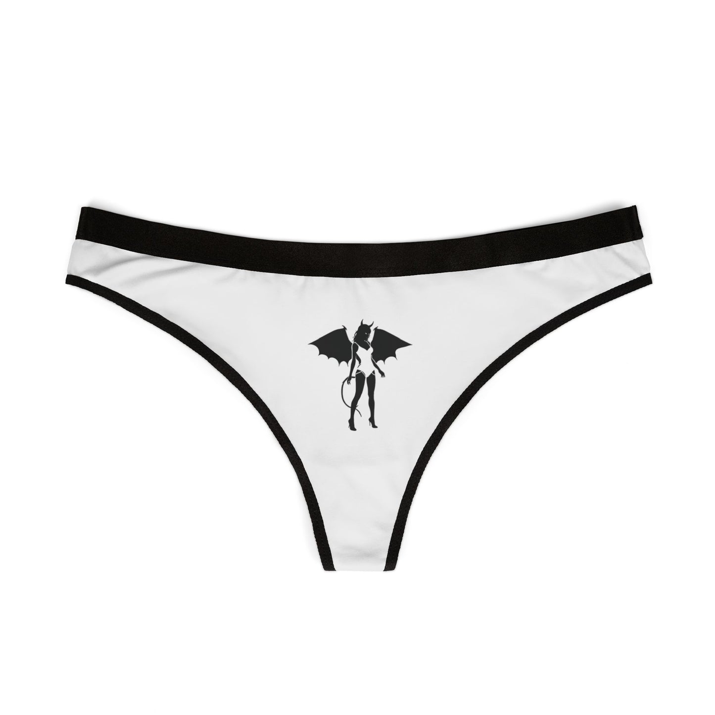 Donny's Devil Edgy Women's Thongs - Comfort Fit, Ladies Underwear, Lingerie Gift, Everyday Wear, Cute Panties