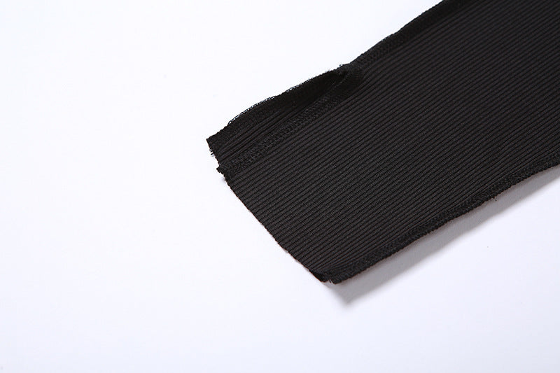 Sheath Hollow String Bodysuit - Donny's Angel