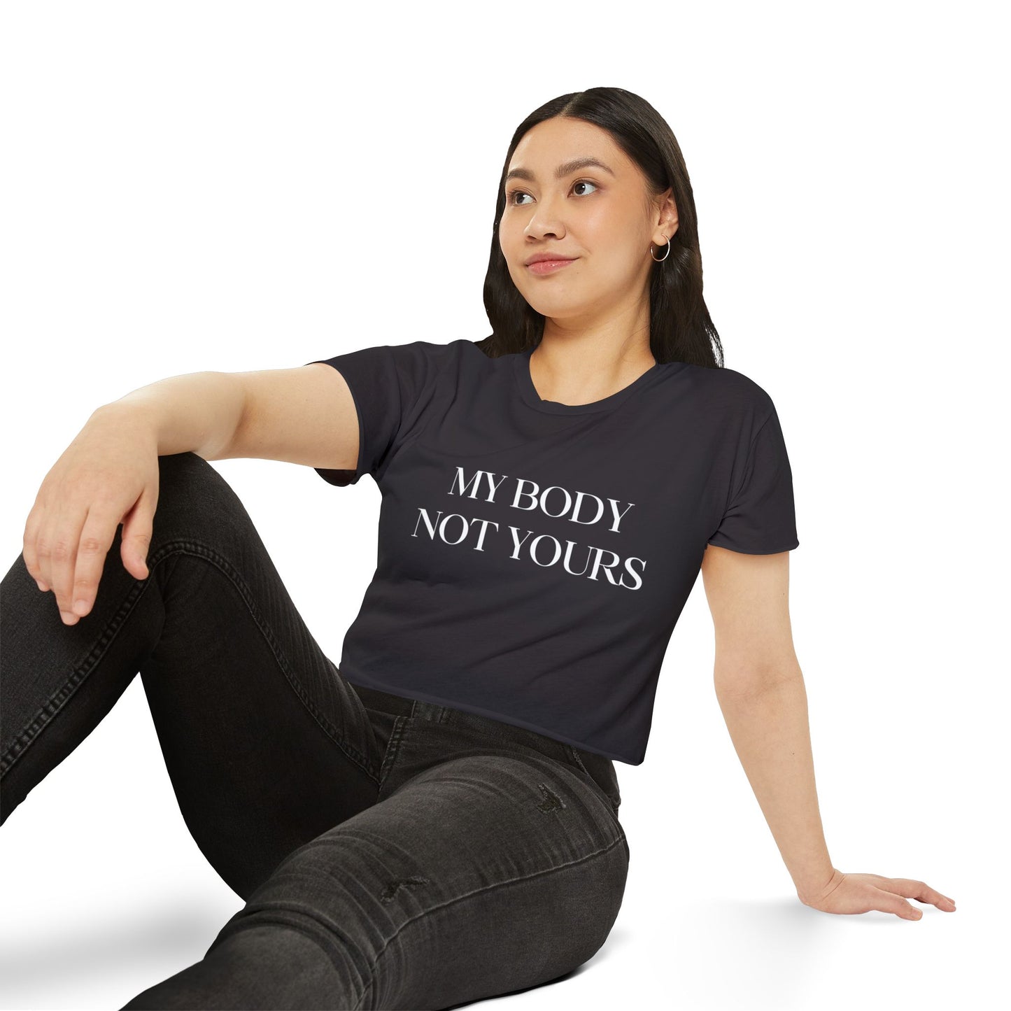 Donny's Devil My Body Not Your's Crop Tee