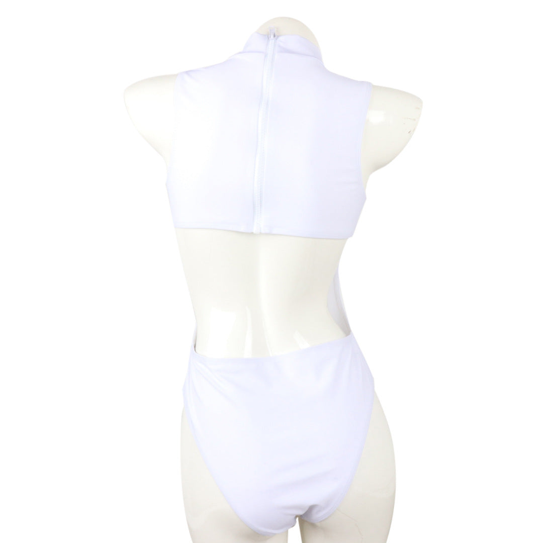 Zipper ladies one-piece swimsuit - Donny's Angel