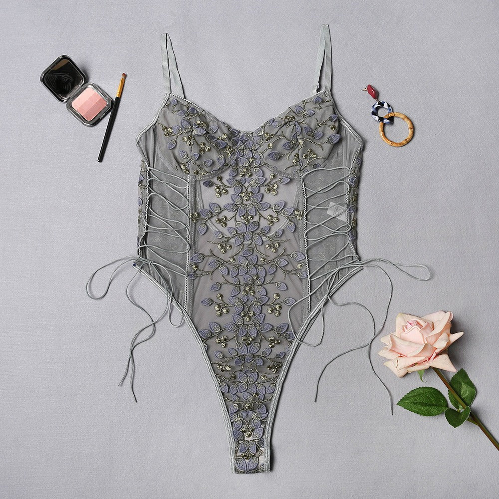 Allure Embroidered Mesh Teddy Style 2 - Donny's Angel