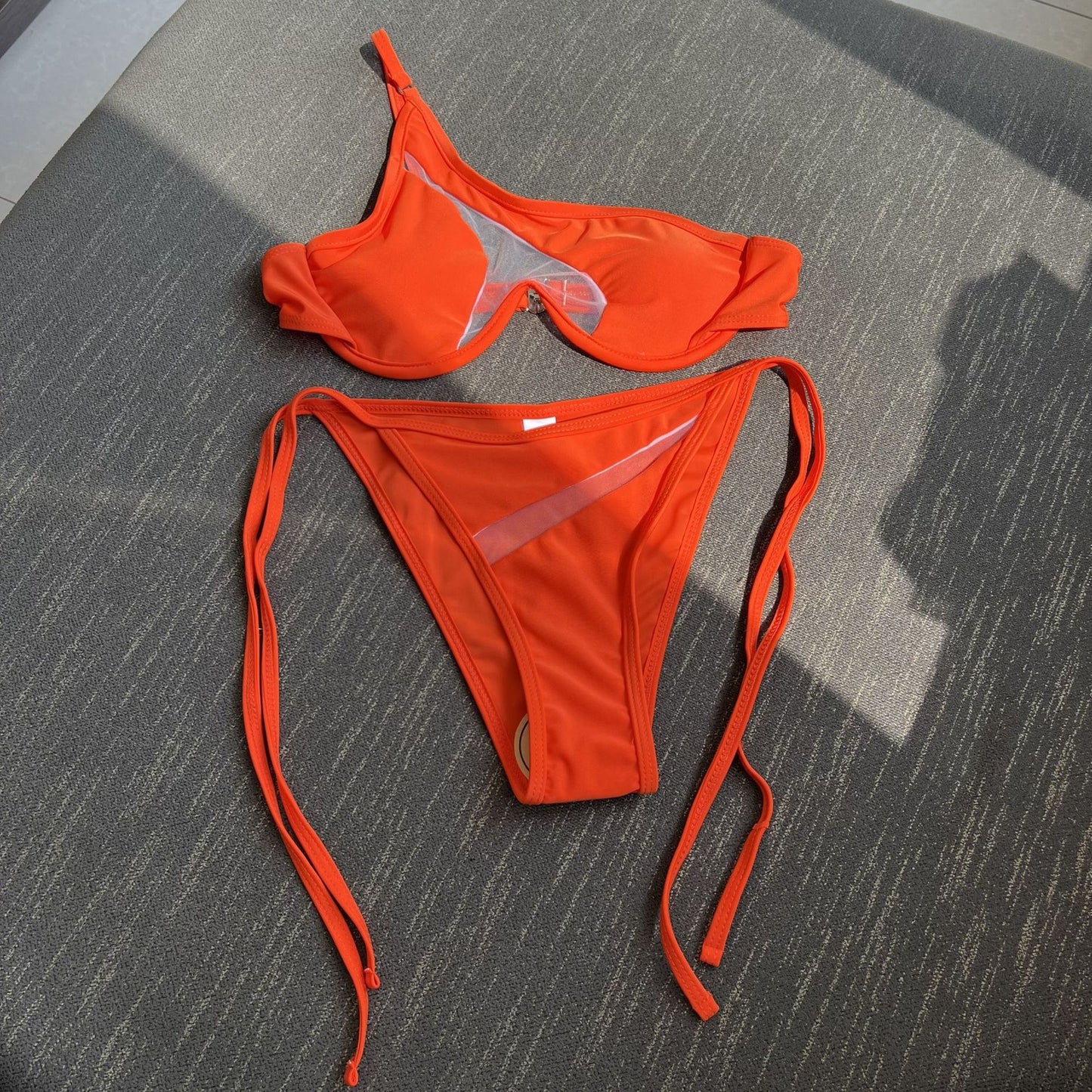 Glam Mesh Split Swim Set - Donny's Angel