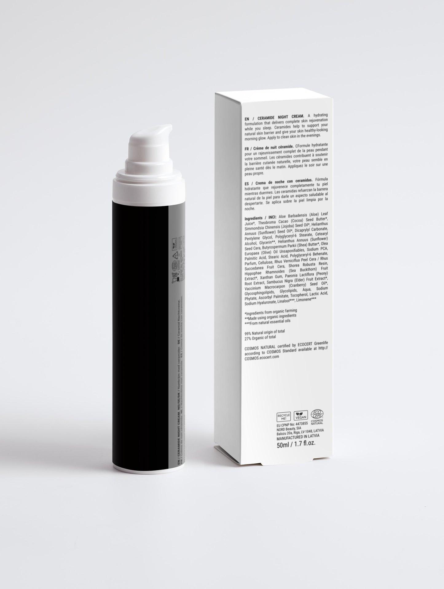 Anti-Aging Ceramide Hydrating Night Cream - Donny's Angel