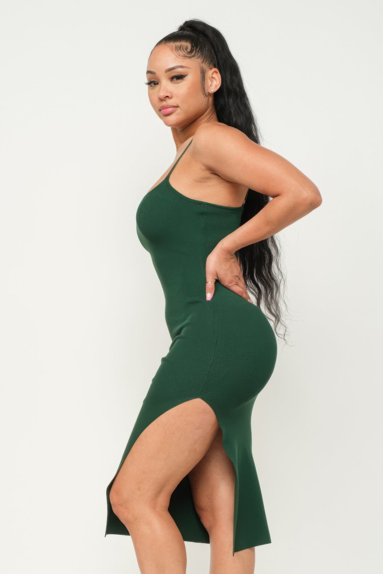 Side Slit Cami Dress - Donny's Angel