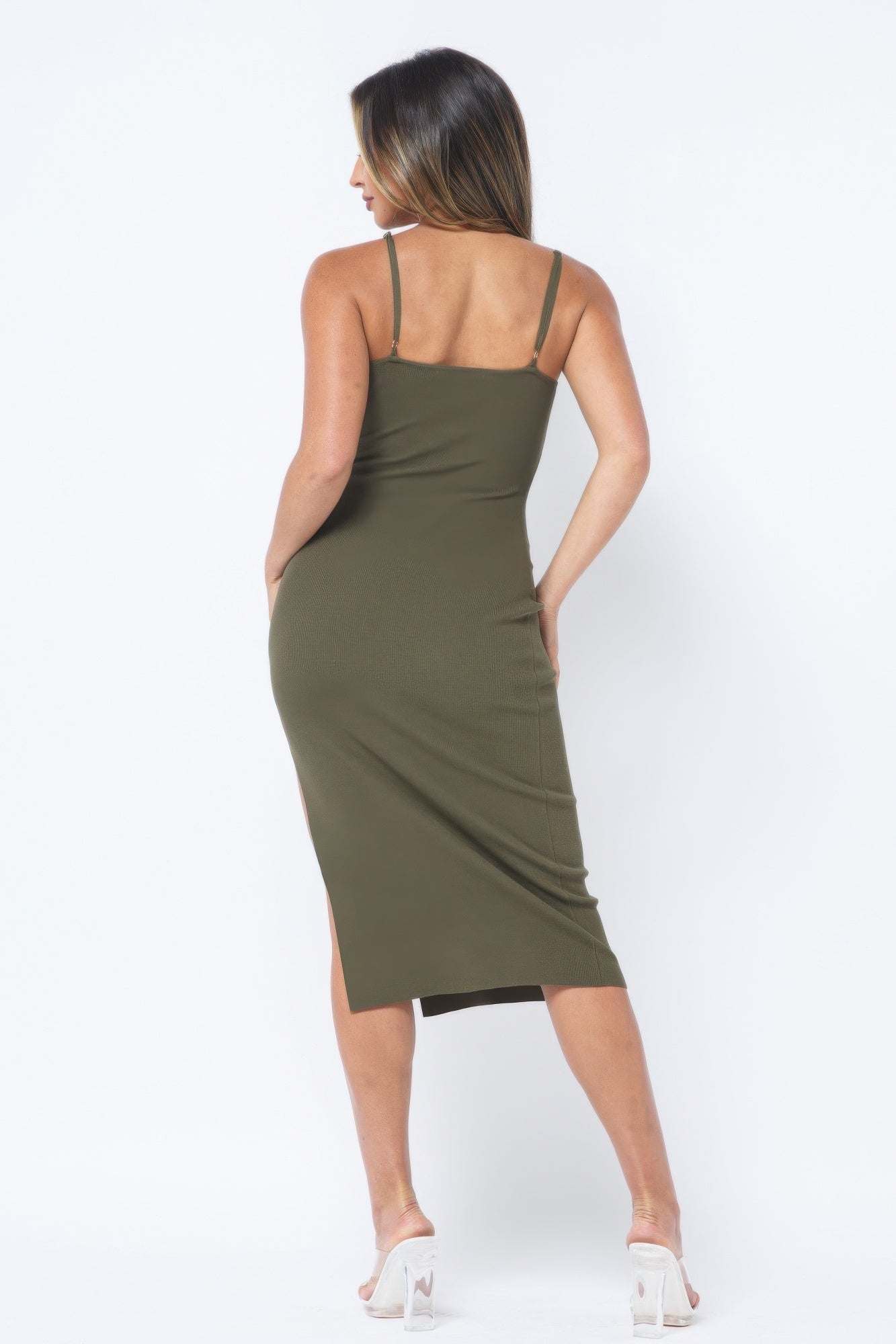 Side Slit Cami Dress - Donny's Angel