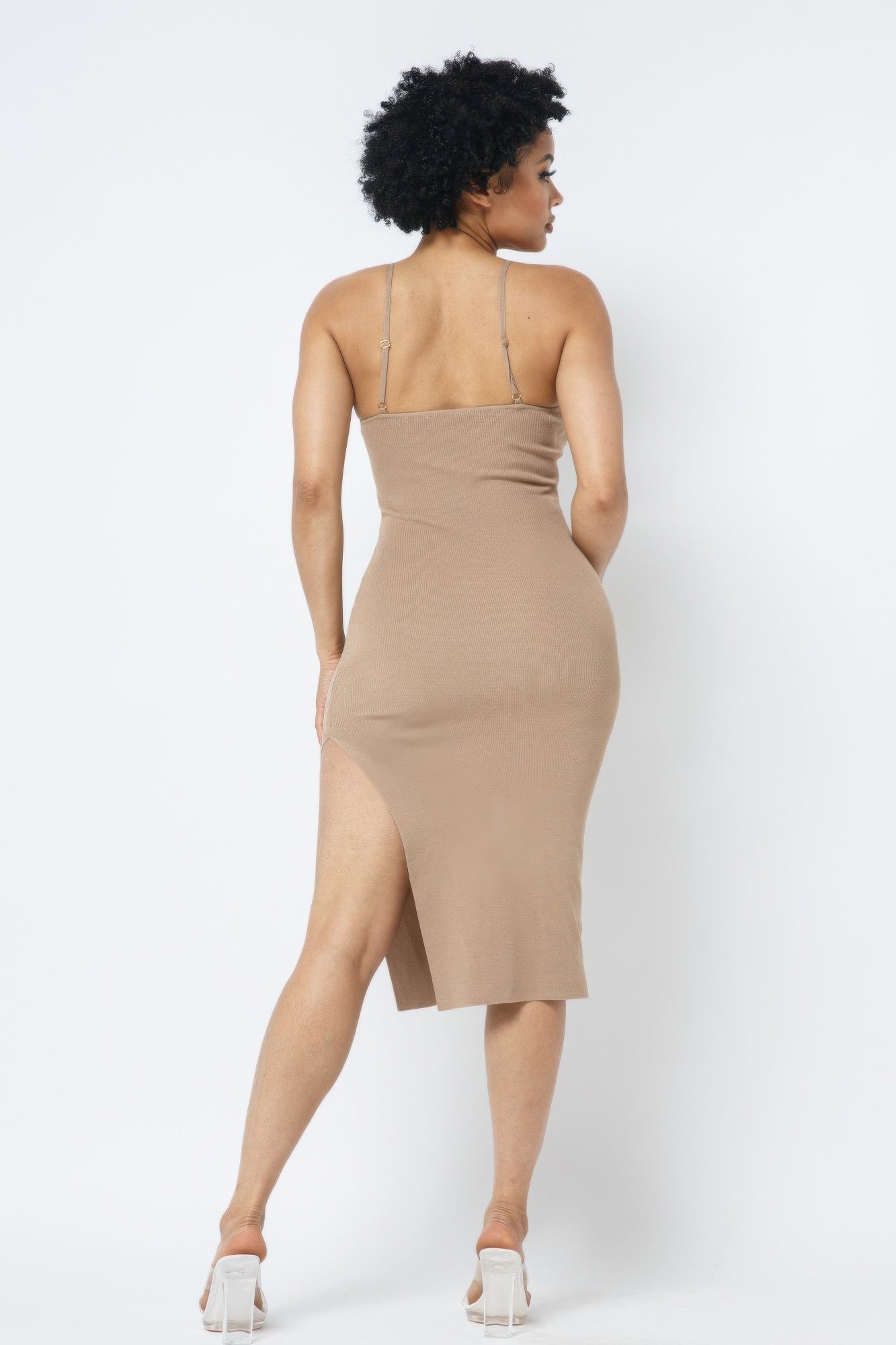 Side Slit Cami Dress - Donny's Angel