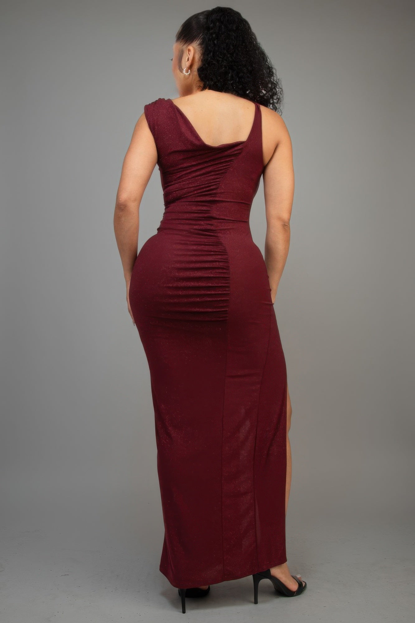 Glitter Slitted Dress - Donny's Angel