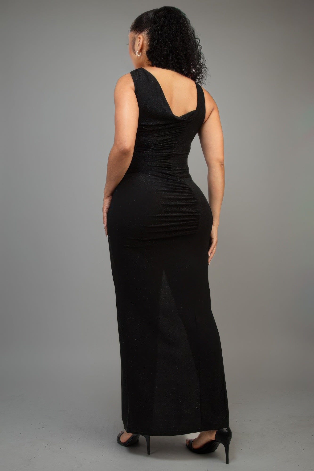 Glitter Slitted Dress - Donny's Angel