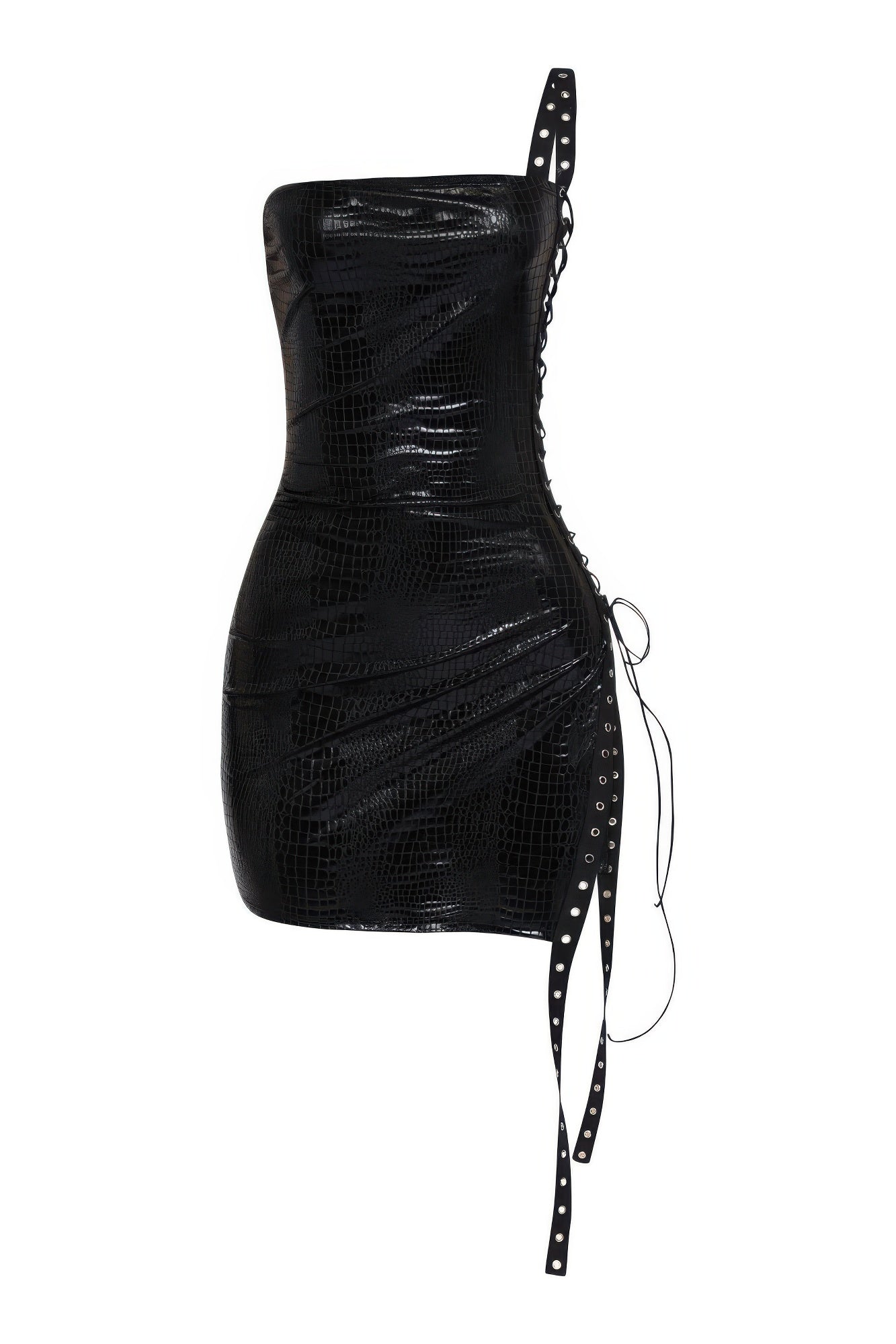 Side Open Lace Up Tube Dress Donny's Angel Side Open Lace Up Tube Dress Donny's Angel