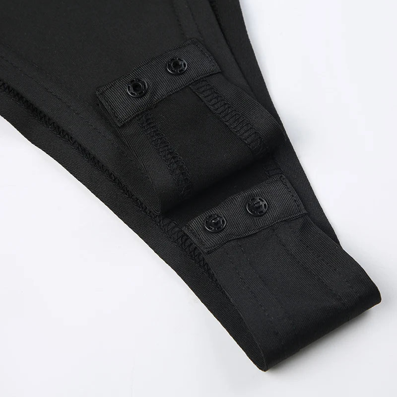 Sexy High Cut Women Motivation Full Sleeve Bodysuit - Donny's Angel