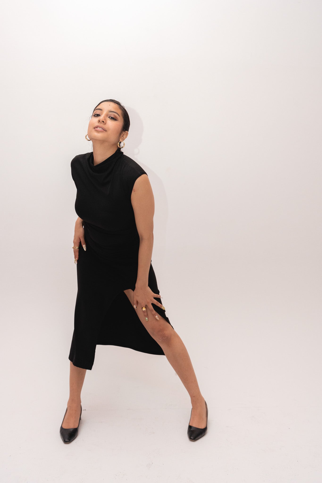 Slit Wrap Hip Dress Slim Dress - Donny's Angel