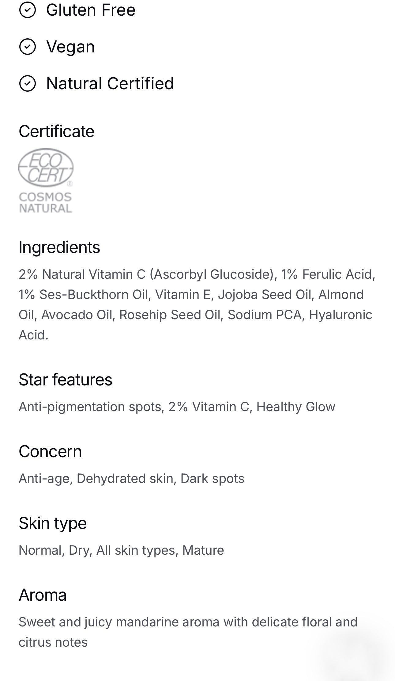 Vitamin C Serum - Donny's Angel