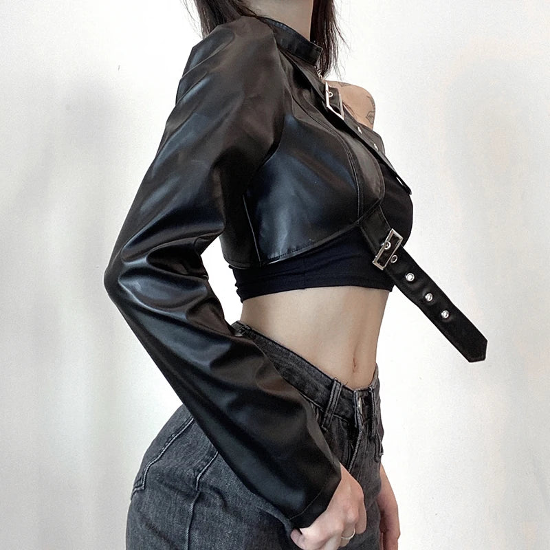 Mono Arm Belted Jacket - Donny's Angel