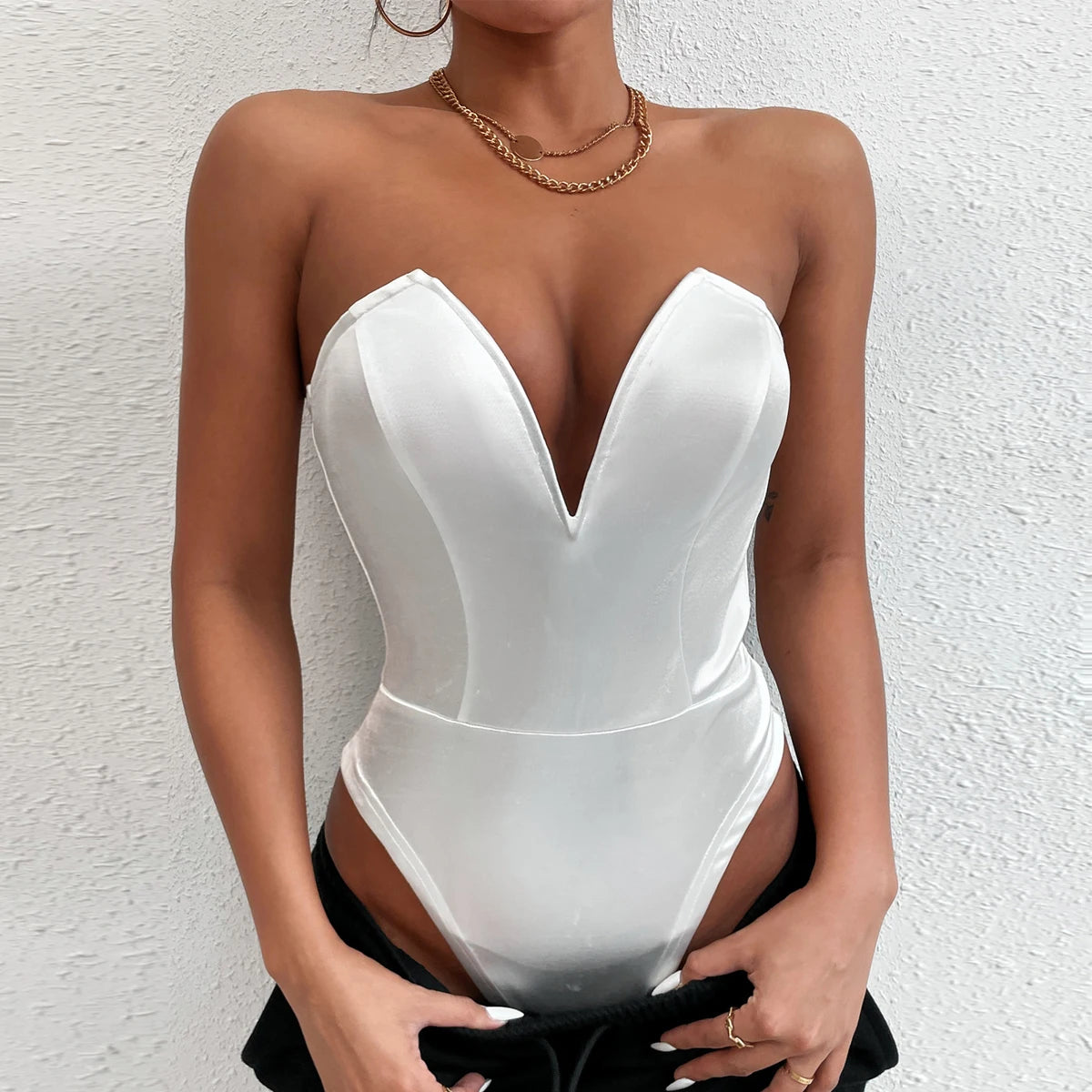 Classic Bust Elegant Bodysuit - Donny's Angel