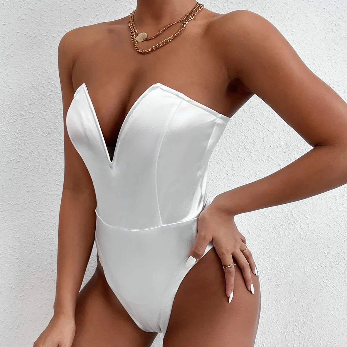 Classic Bust Elegant Bodysuit - Donny's Angel