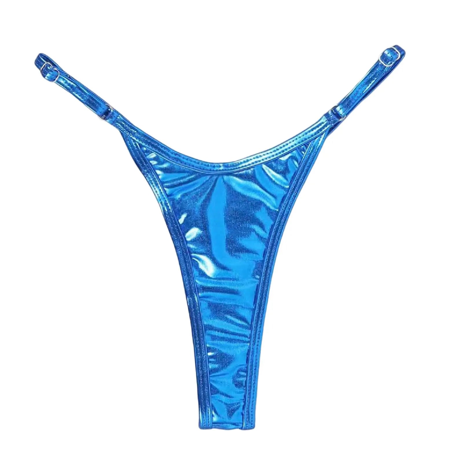 Sleek Metallic Adjustable Thong - Donny's Angel