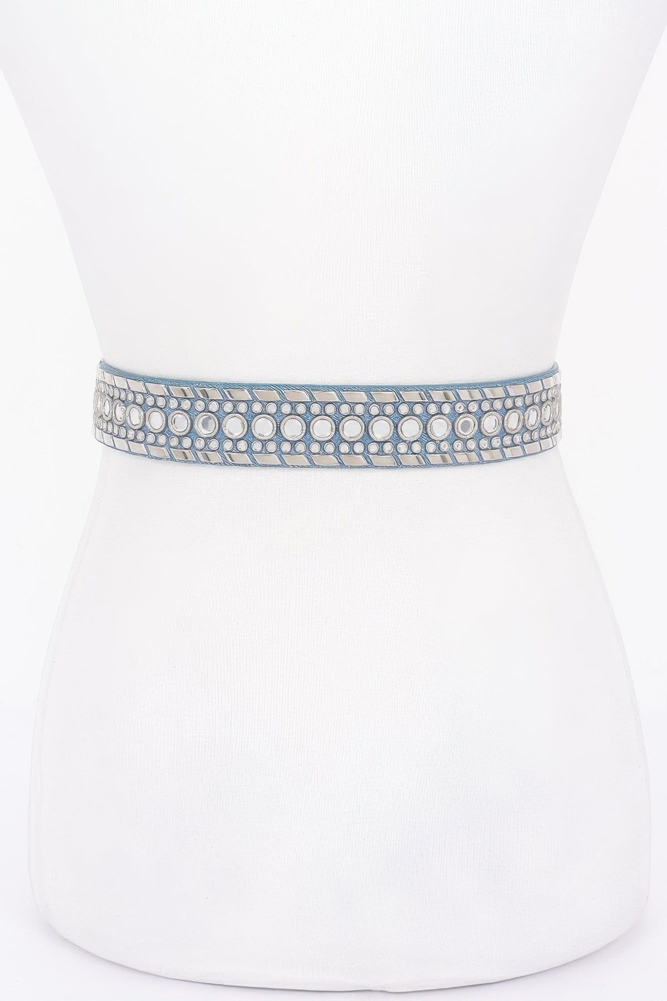 Radiant Rhinestone Studded Metal Belt - Donny's Angel