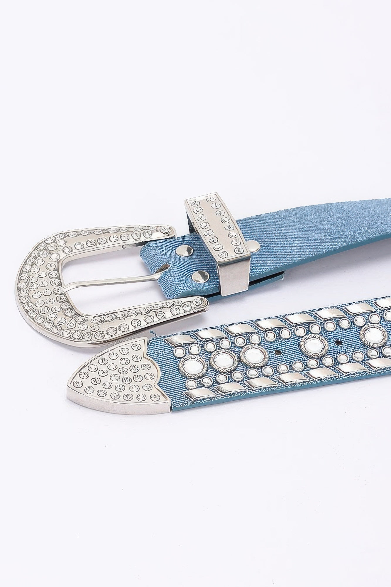 Radiant Rhinestone Studded Metal Belt - Donny's Angel