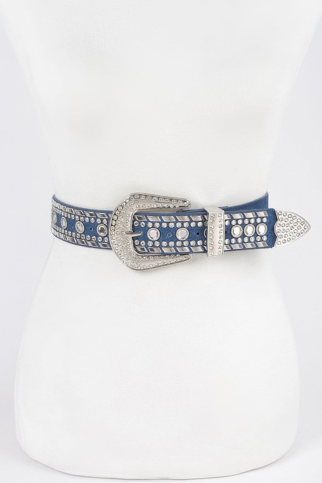 Radiant Rhinestone Studded Metal Belt - Donny's Angel