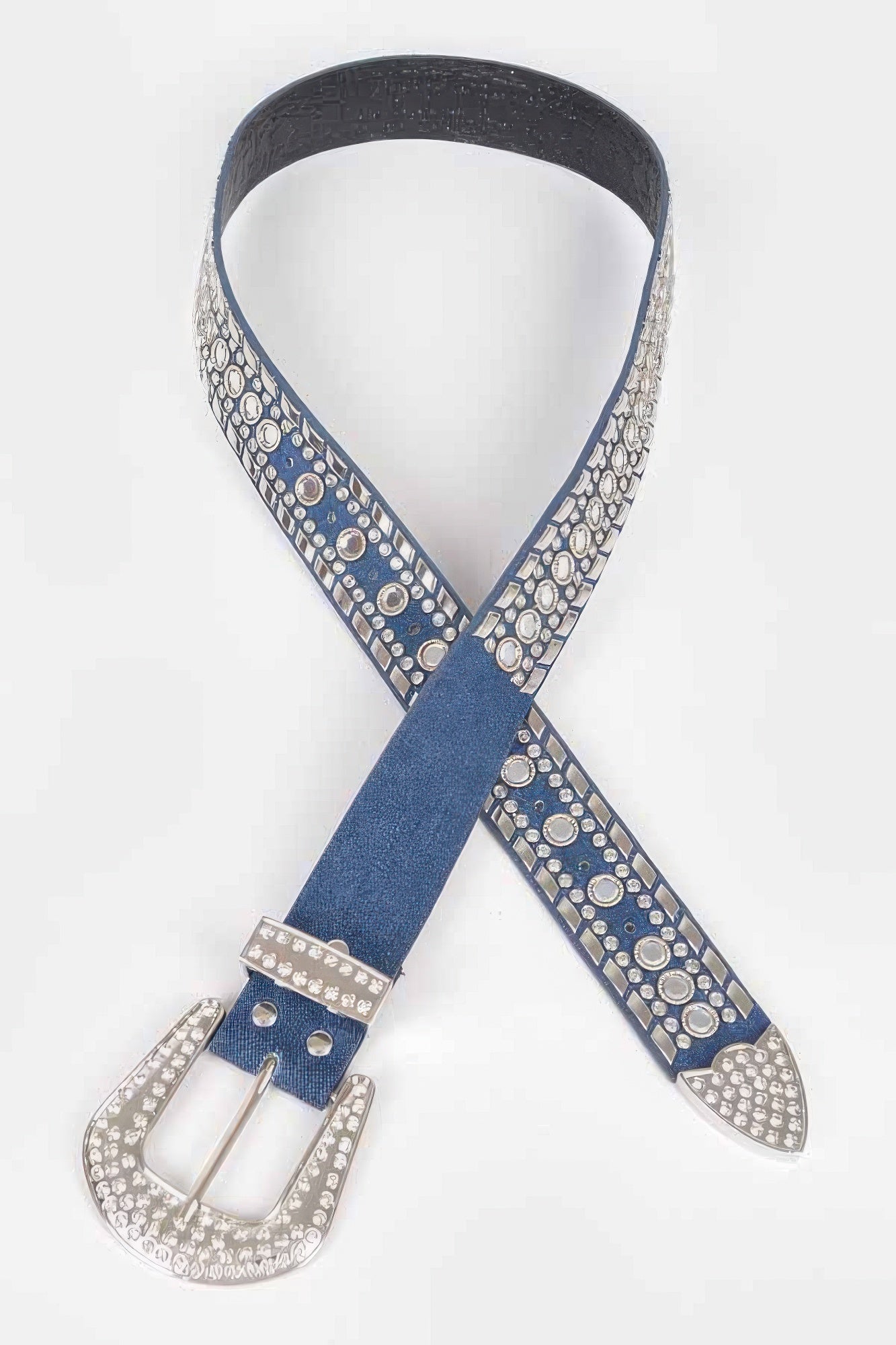 Radiant Rhinestone Studded Metal Belt - Donny's Angel