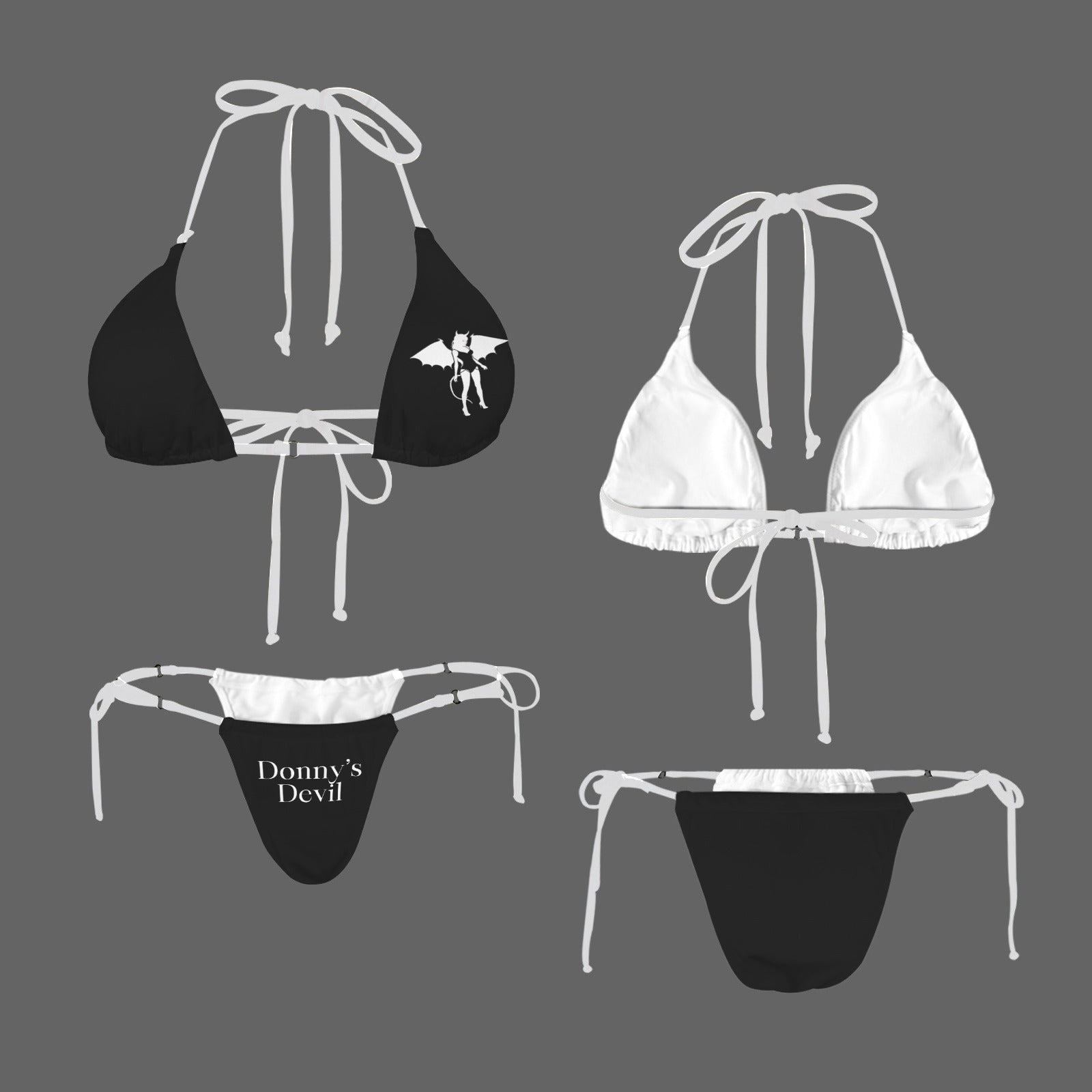 Donny's Devil Signature Black Bikini - Donny's Angel