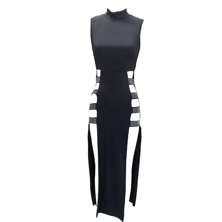 Elegant Jeweled Sleeveless Bandage Dress - Donny's Angel