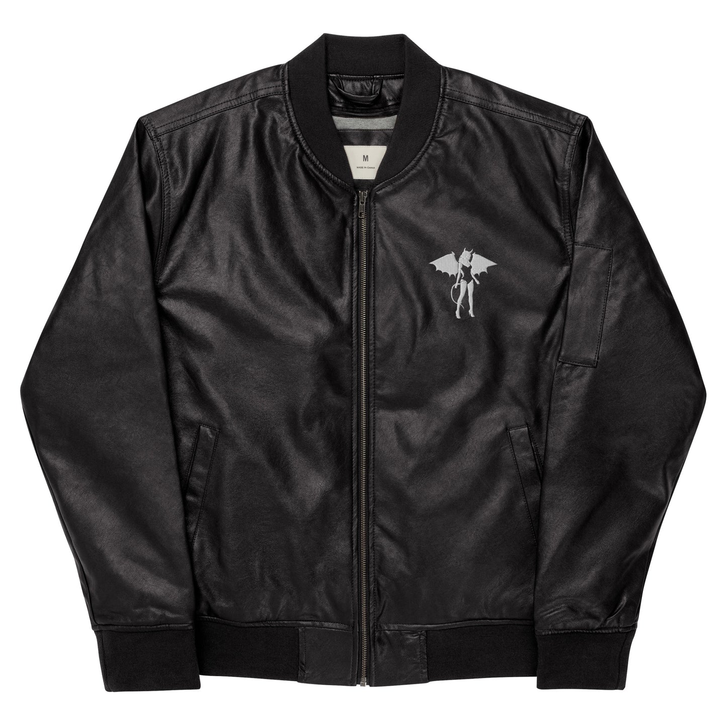 Donny's Devil Leather Bomber Jacket - Donny's Angel