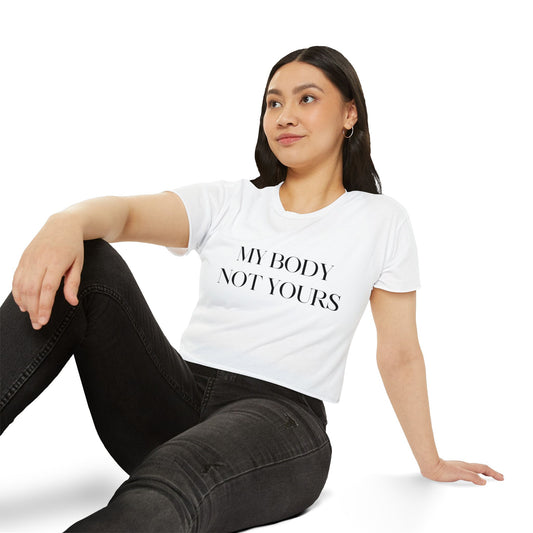Donny's Devil My Body Not Your's Crop Tee