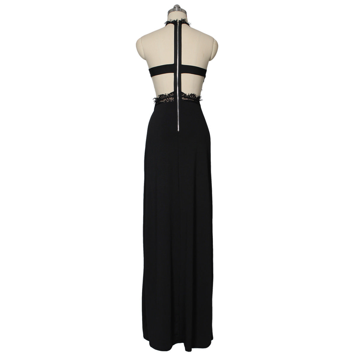 Celestial Lace High Slit Evening Dress - Donny's Angel