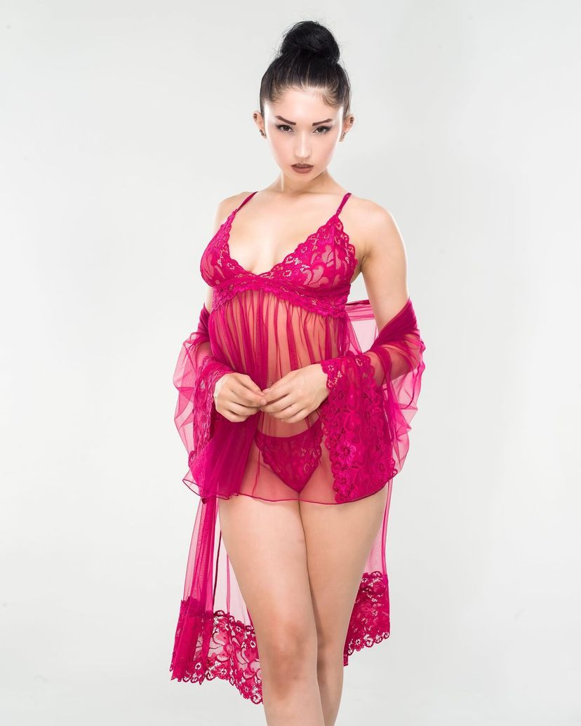 Enchanted Nights Sheer Robe Set