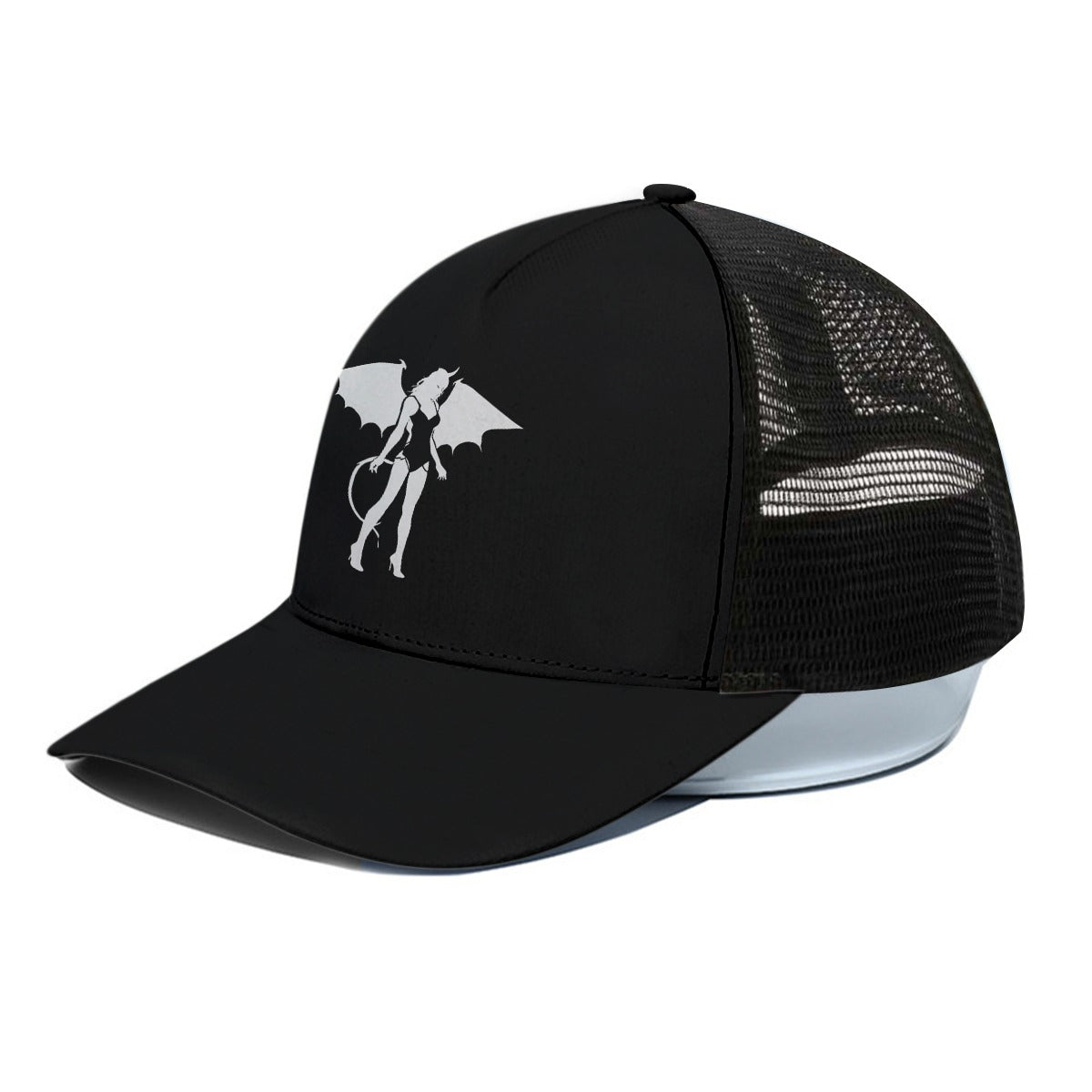 Donny's Devil Logo Hat With Black Half-mesh