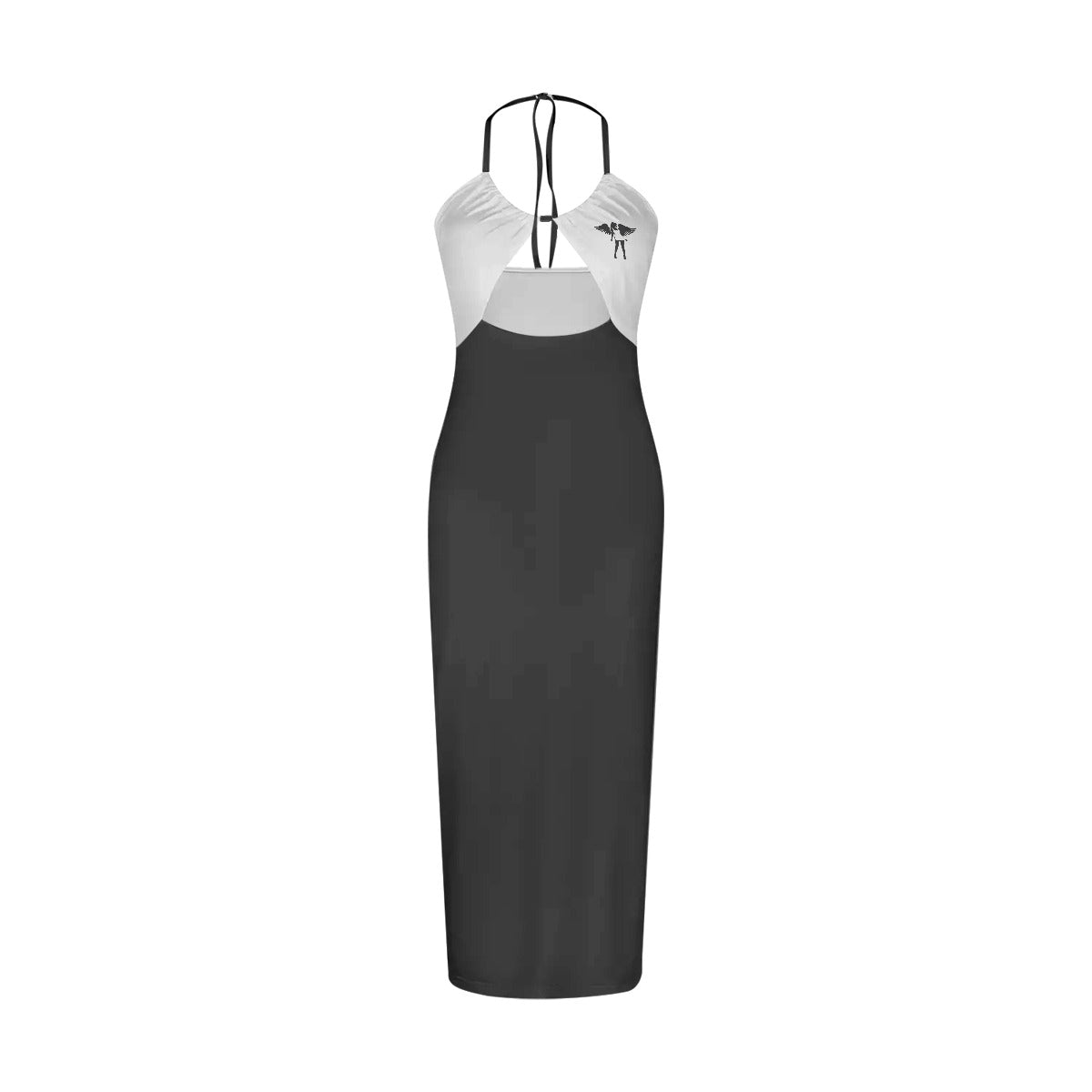 Donny's Angel Logo Hollow Contrast Cami Dress