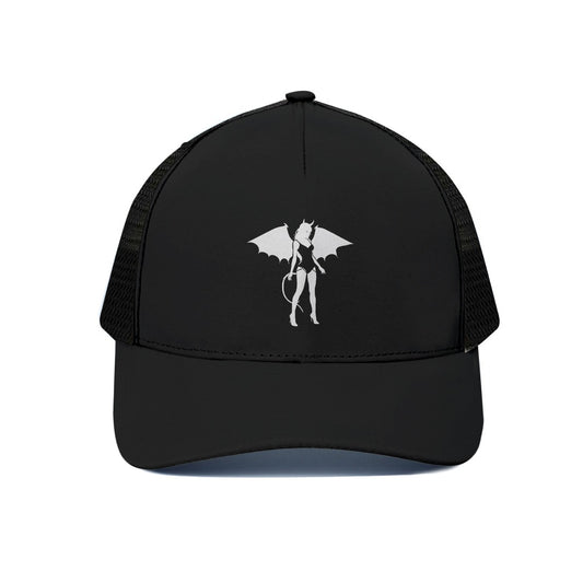 Donny's Devil Logo Hat With Black Half-mesh