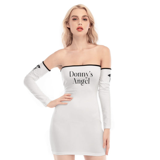 Donny's Angel Lace up Dress with Armlets