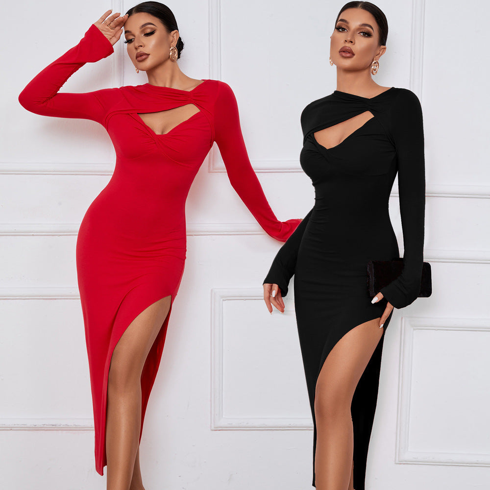 V-neckline Fashion Party Dress - Donny's Angel