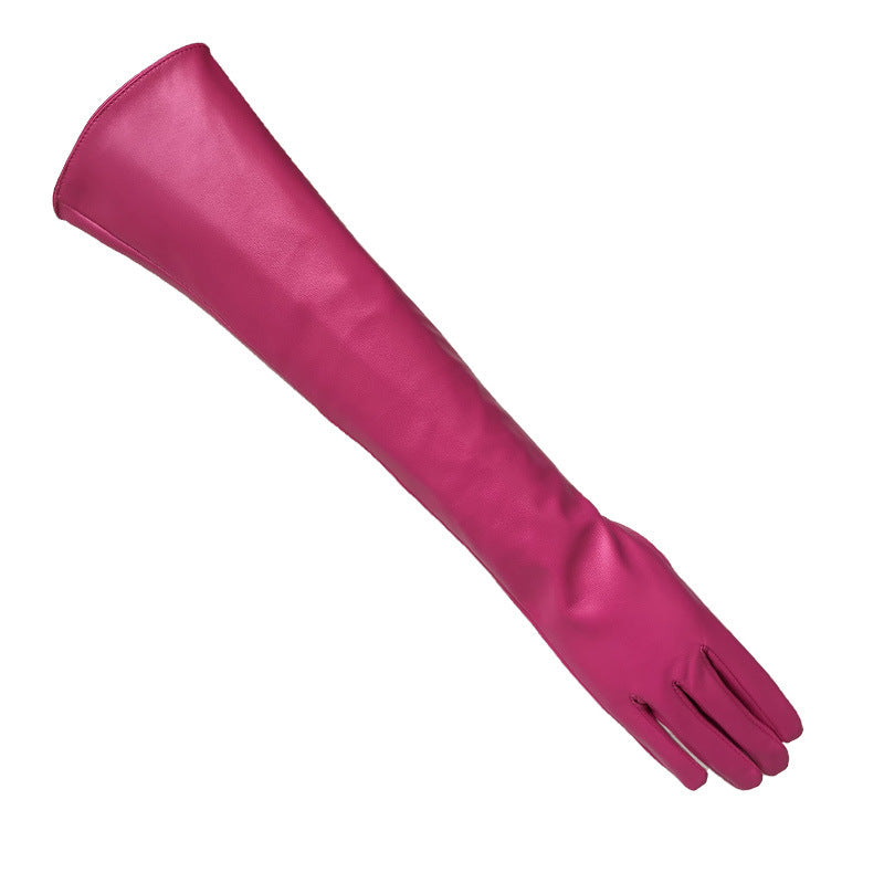 Sexy Faux Leather Gloves - Donny's Angel