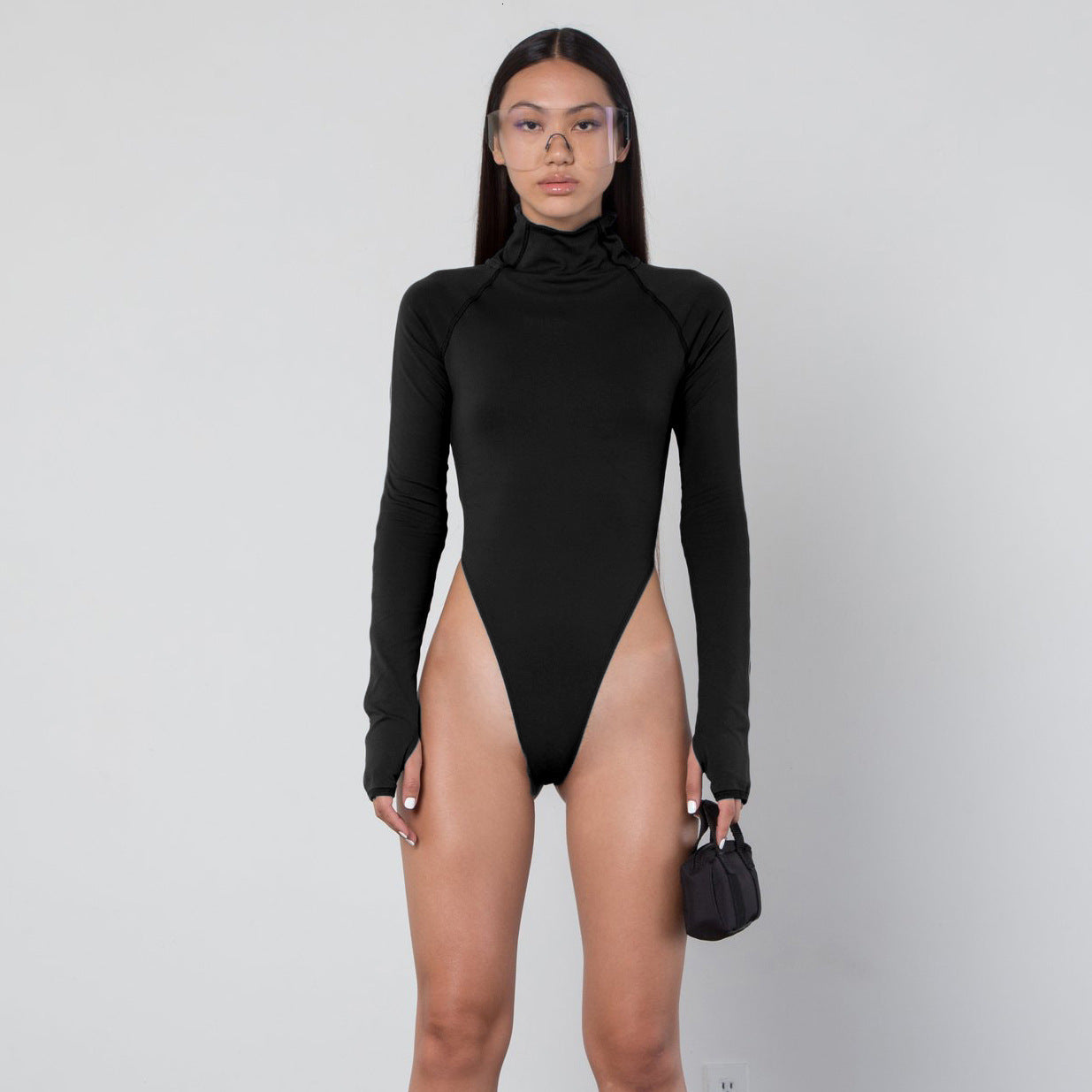 Long sleeve High Neck bodysuit