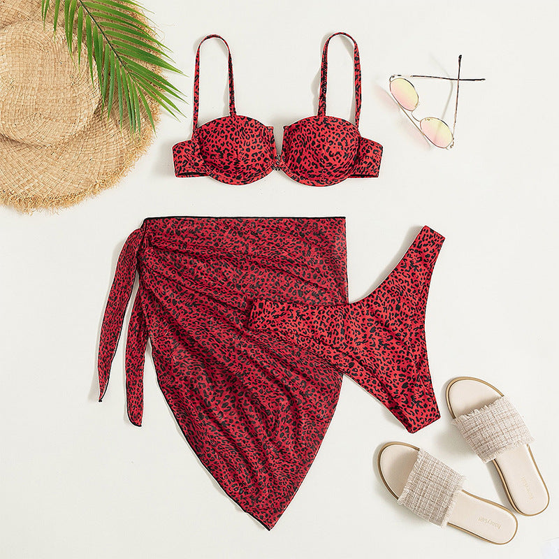 Chic Untamed Print 3-Piece Swim Set - Donny's Angel