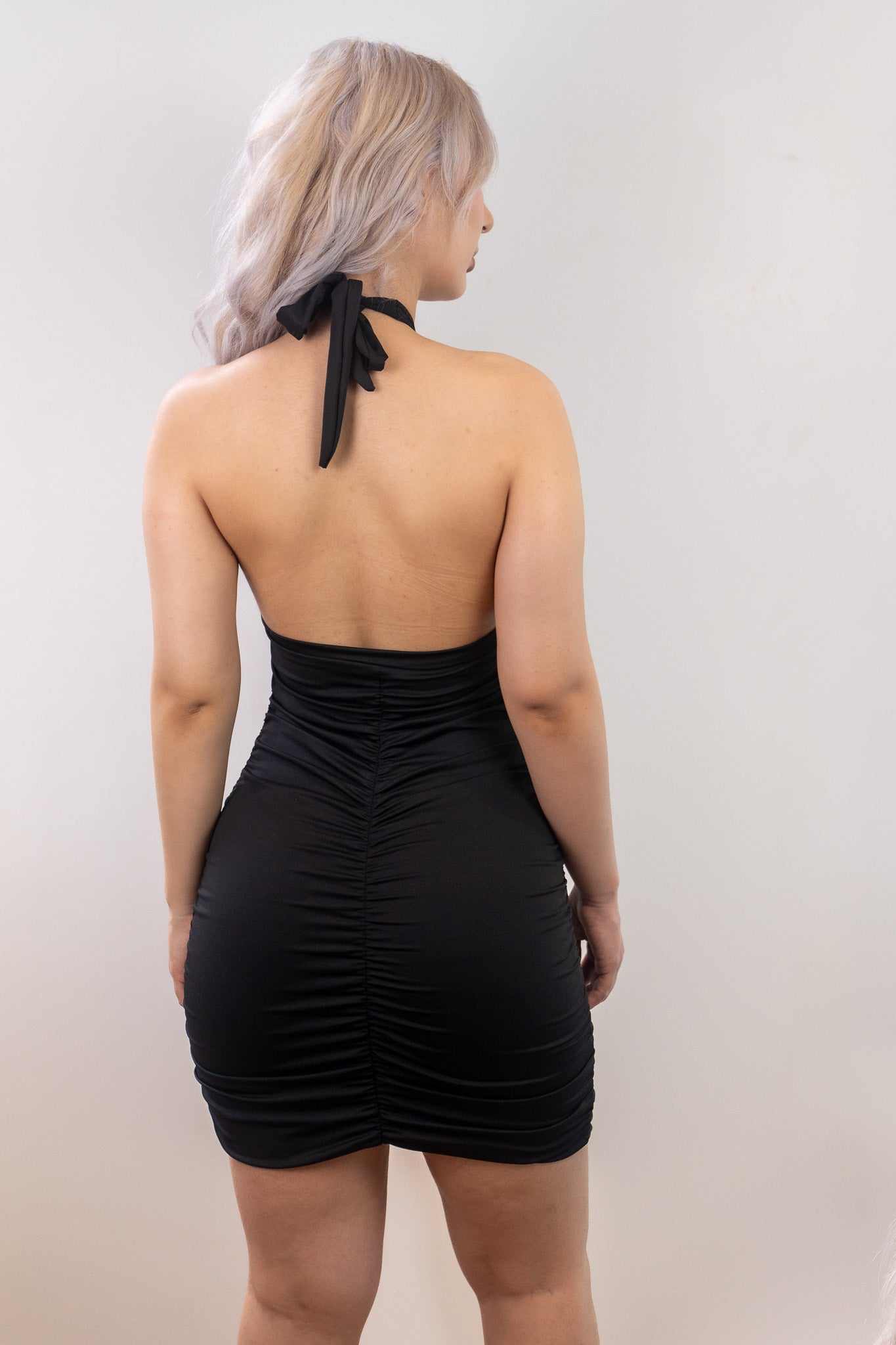 Summer Breeze V-Neck Backless Sheath dress