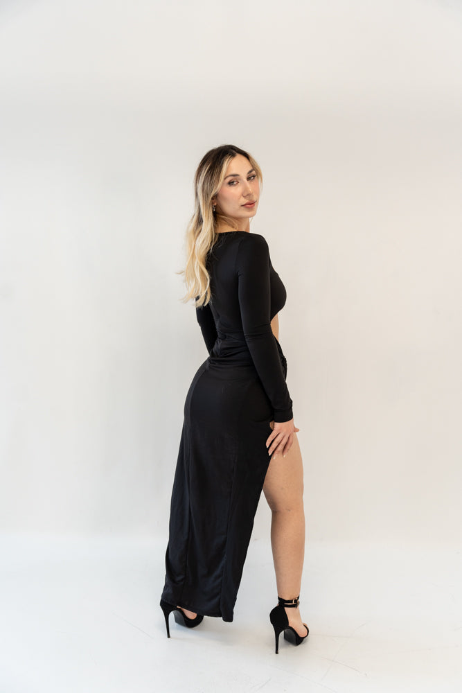 Sexy High-Slit Maxi Dress - Donny's Angel