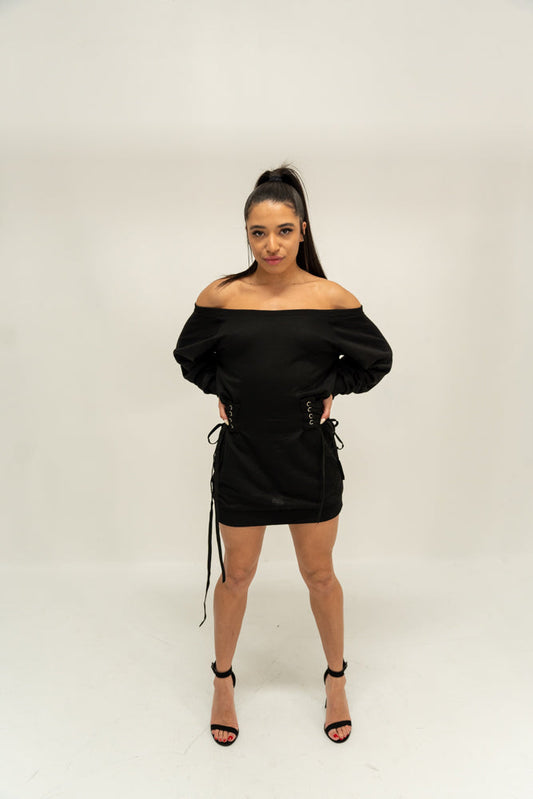 Off Shoulder Mini Dress - Donny's Angel