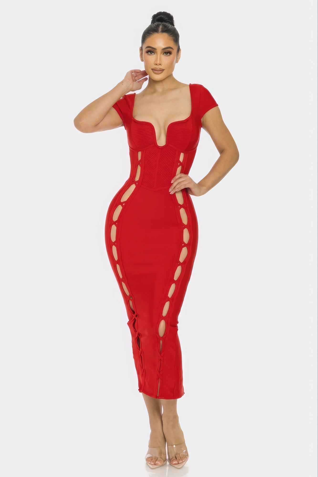 Bandage Midi Dress - Donny's Angel