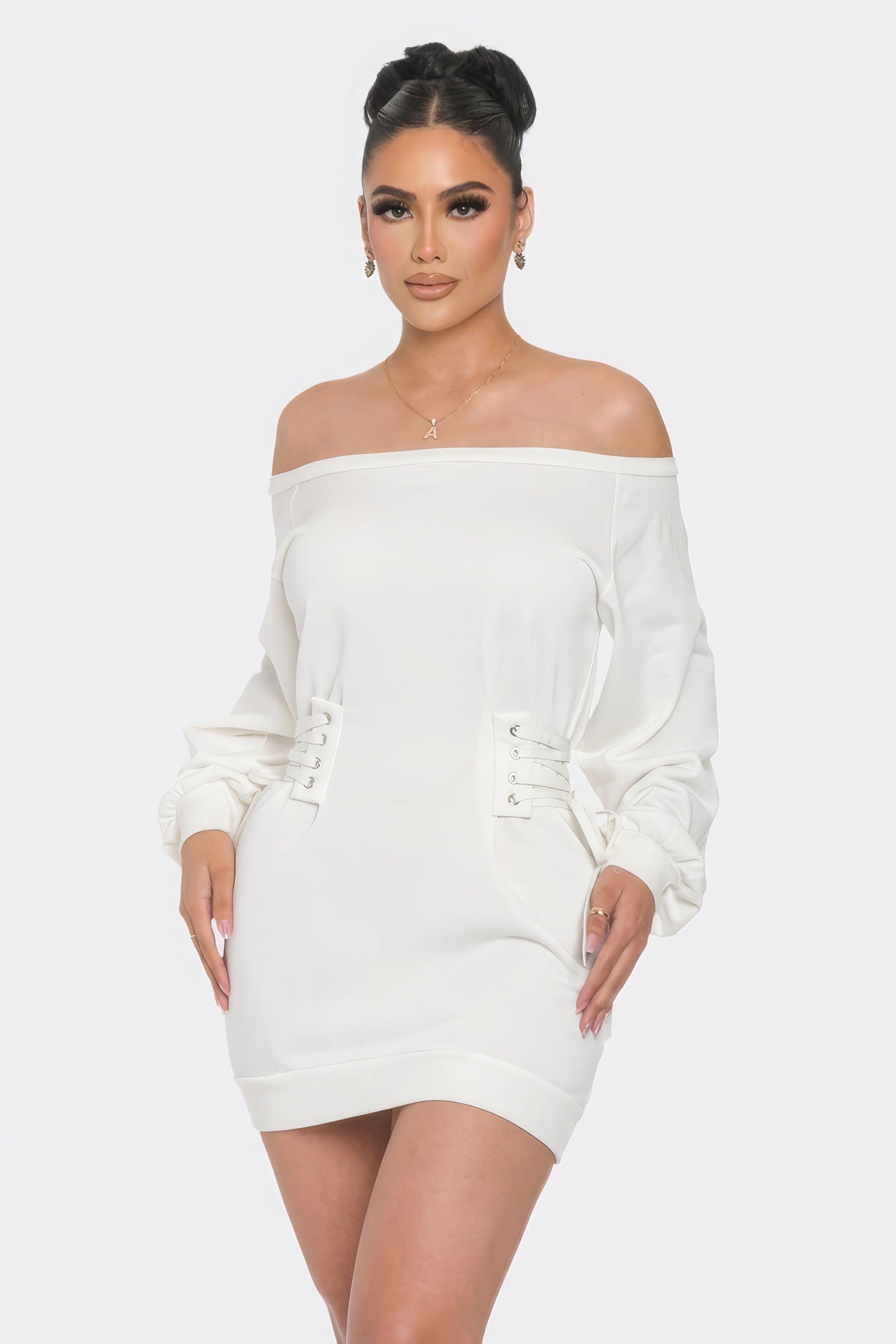 Off Shoulder Mini Dress - Donny's Angel