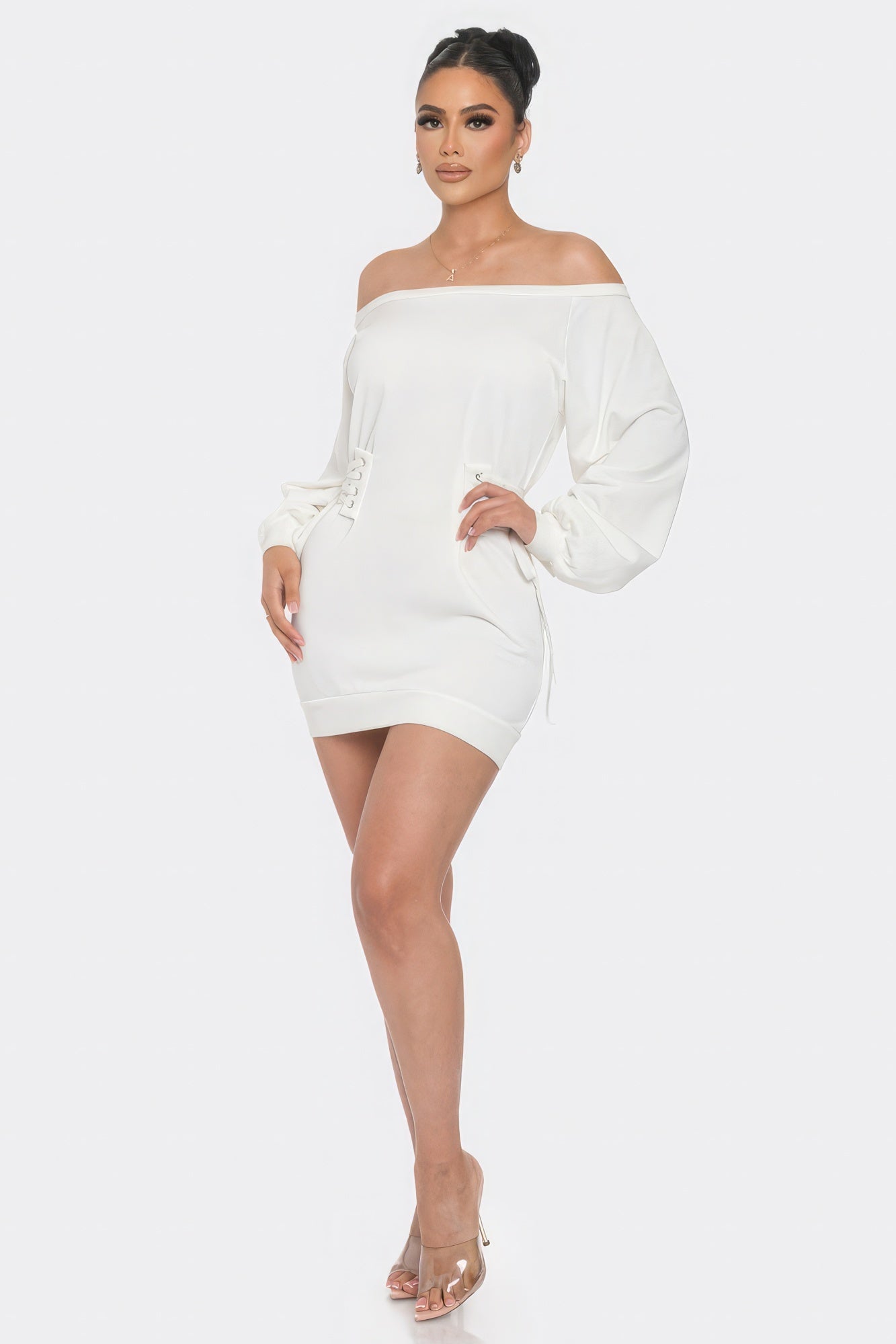 Off Shoulder Mini Dress - Donny's Angel